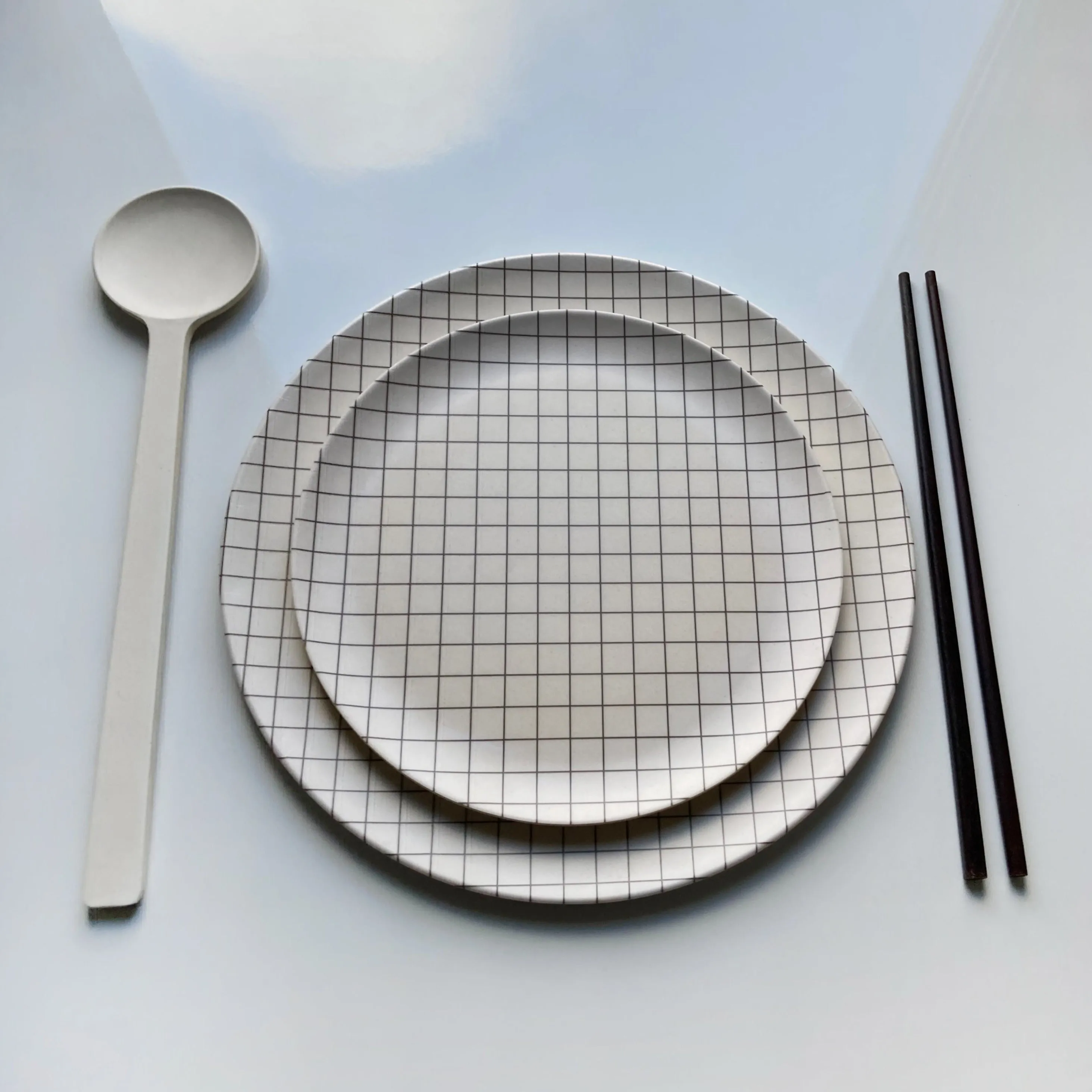 10" Metric Bamboo Dinner Plate - Set of 4