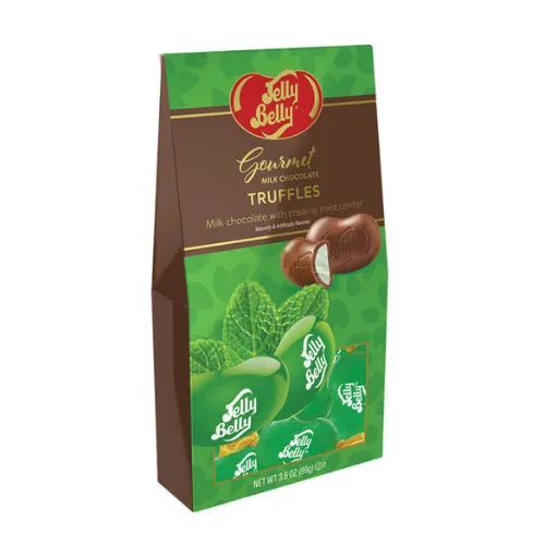 3.6 oz Jelly Belly Mint Milk Chocolate Truffles Bag