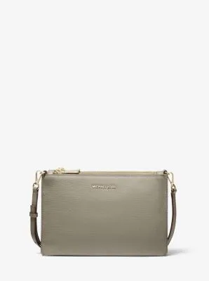 Adele Pebbled Leather Crossbody Bag