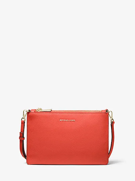 Adele Pebbled Leather Crossbody Bag