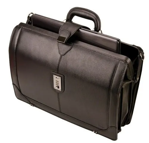 Adpel Gladstone Leather Briefmaster | Black