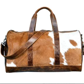 American Darling Tan Cowhide Duffle