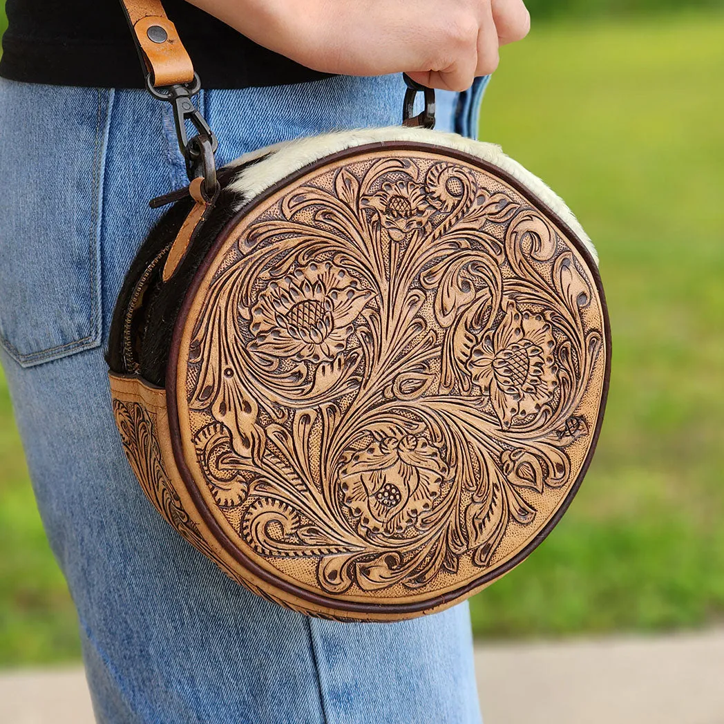 American Darling Tooled Circle Purse