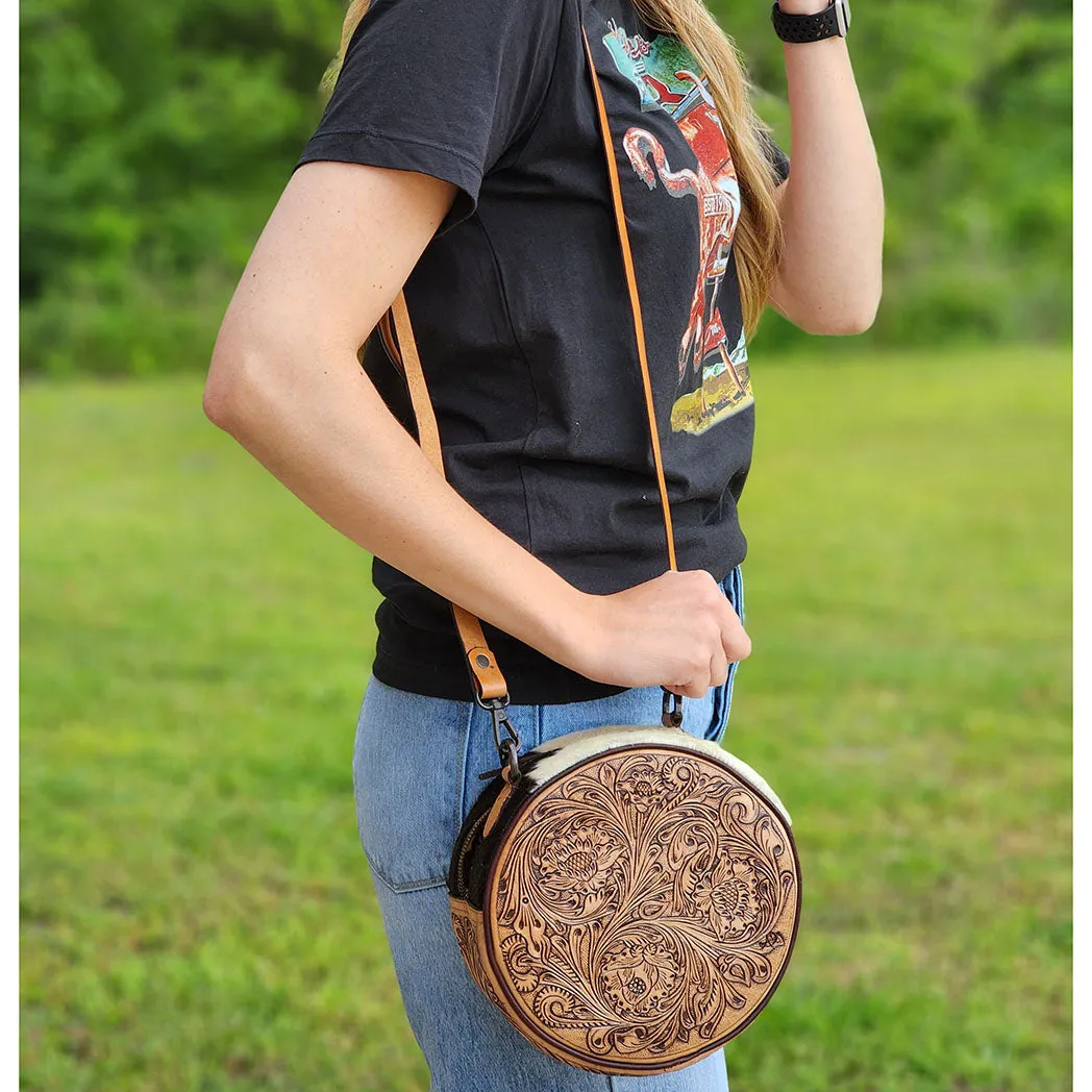 American Darling Tooled Circle Purse