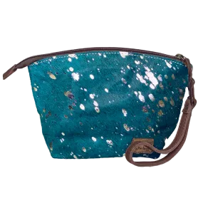 American Darling Turquoise Cowhide Pouch ADBG443TRQ-L