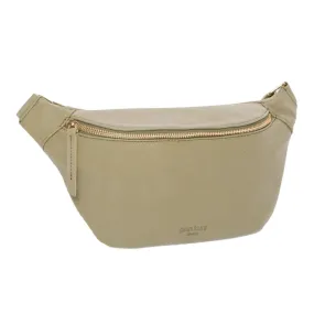 ANN KURZ Fanny pack bag nubuck moss women