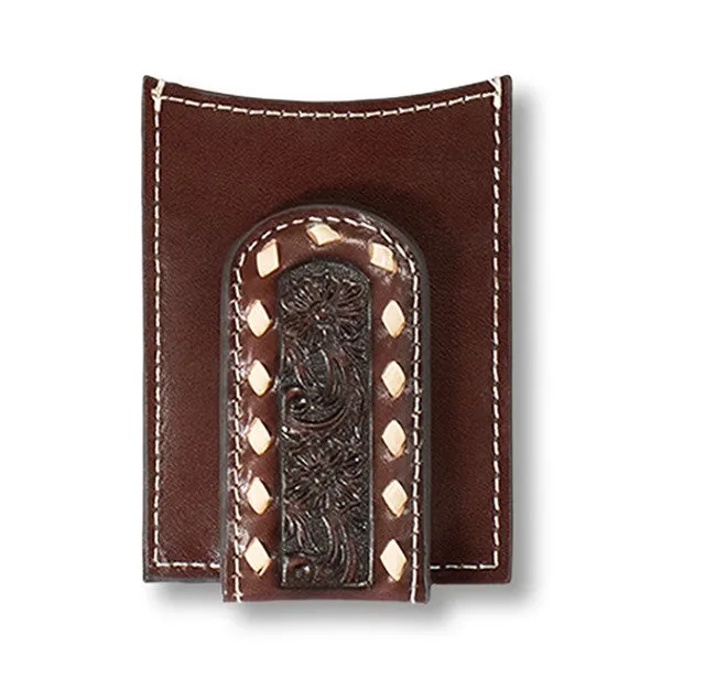 Ariat Floral Embossed W/Buckstitch Wallet ~ Card Case