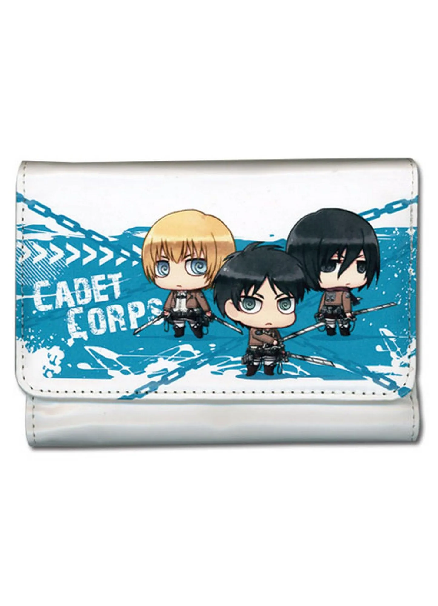 Attack on Titan - Eren Yeager, Armin Arlet & Mikasa Ackerman SD Girl Wallet