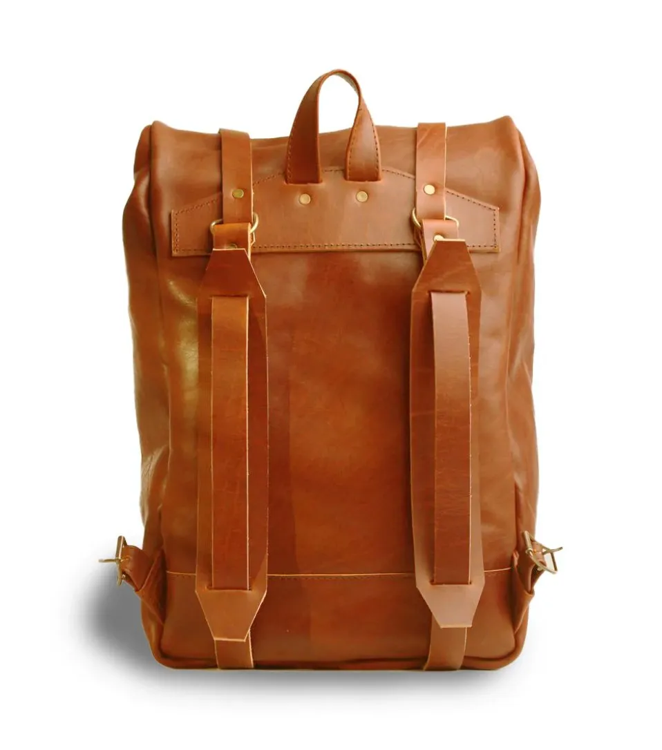 Bark And Mill Rolltop Backpack | Imbuia