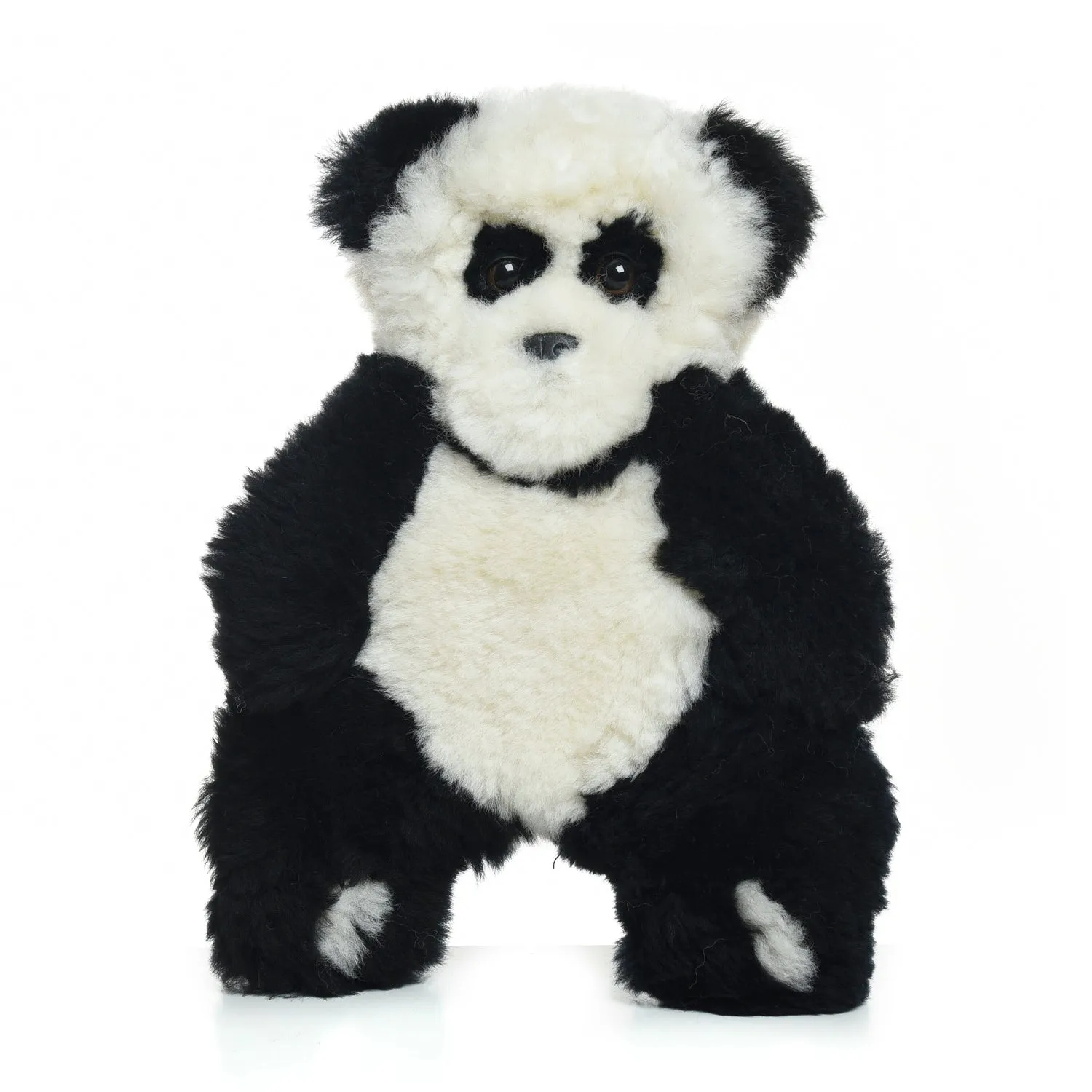 BeiBei the Giant Panda Bear - Sheepskin Toy for Babies - 100% Premium Soft Australian Lambskin