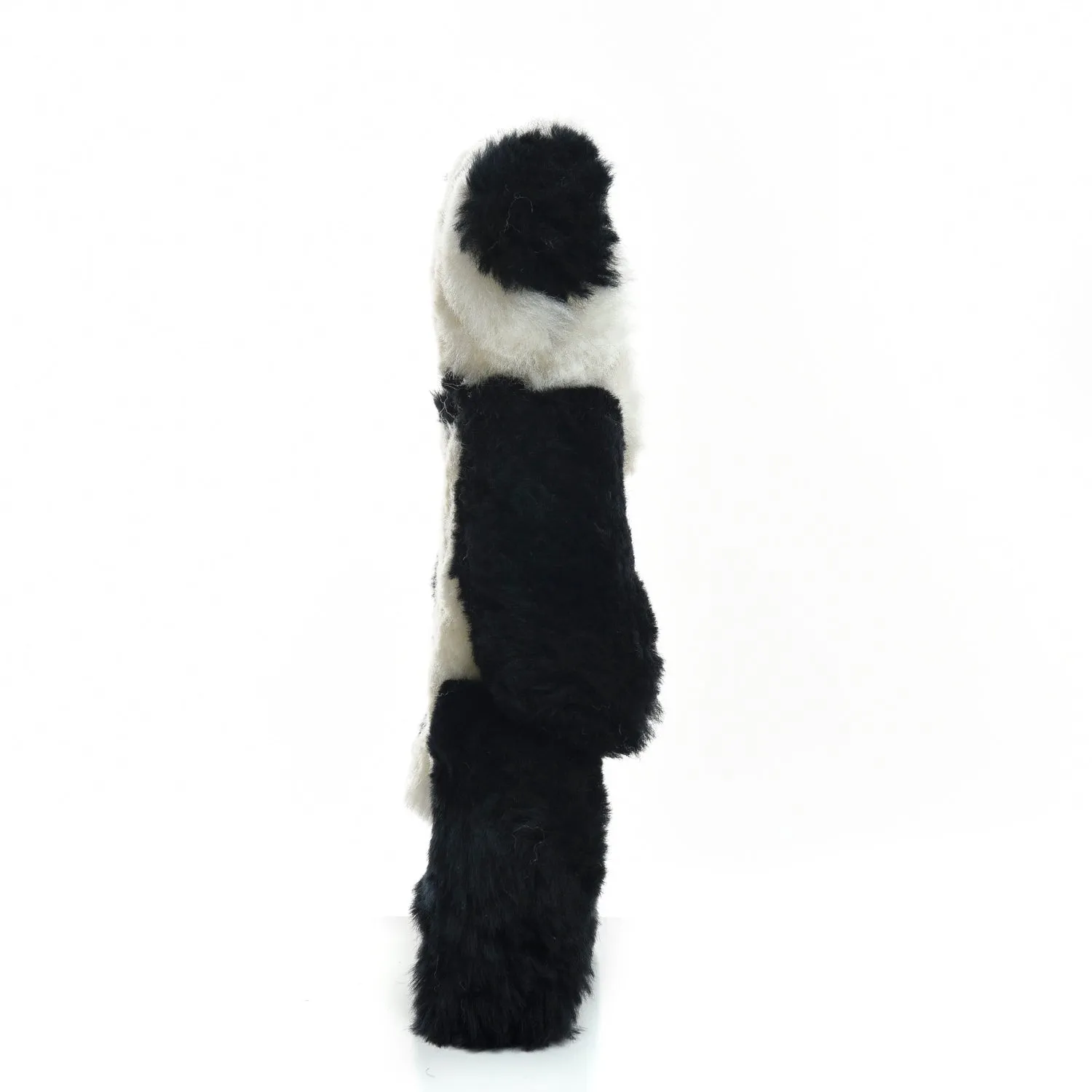 BeiBei the Giant Panda Bear - Sheepskin Toy for Babies - 100% Premium Soft Australian Lambskin