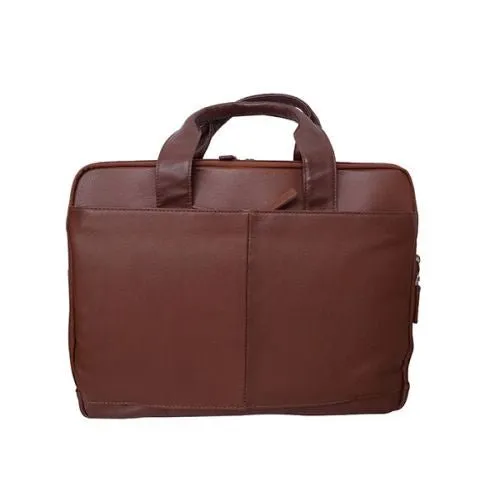 Bermuda  Napoli Genuine Leather Laptop Bag| Brown