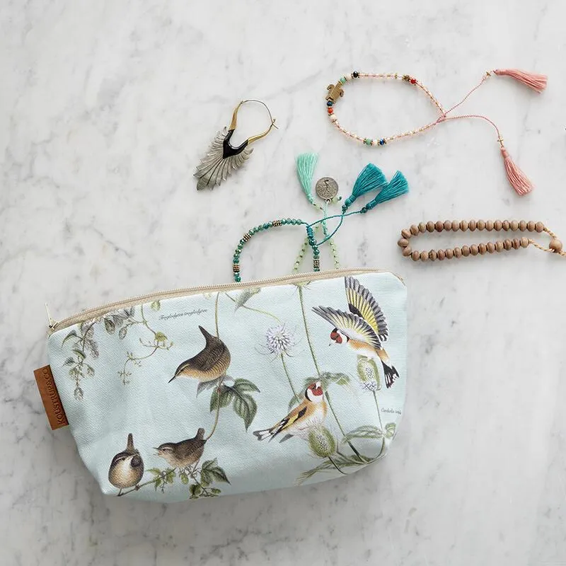 Birds of the Garden Cosmetic Bag