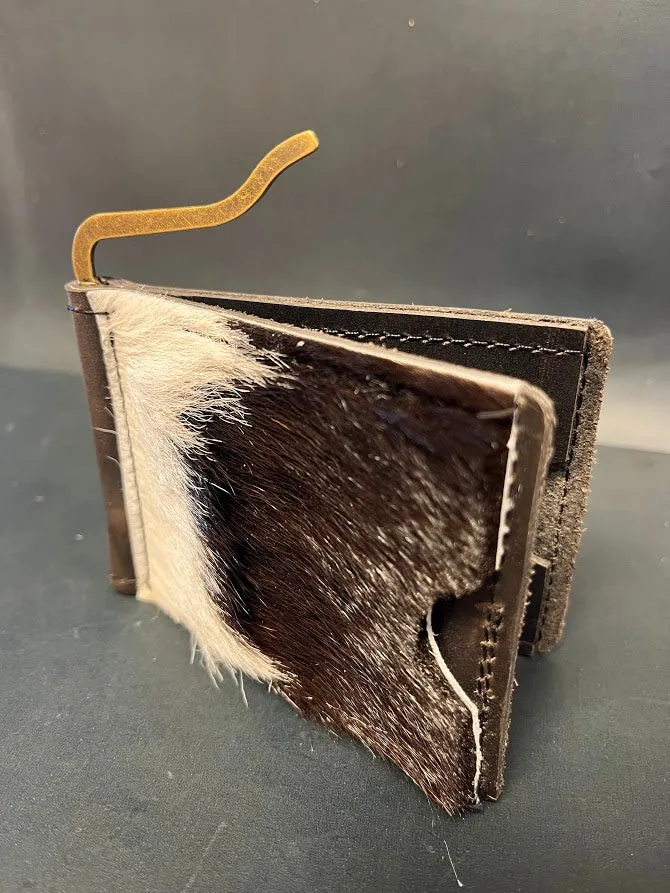 BK Cowhide Leather Wallet (Hair on Hide)