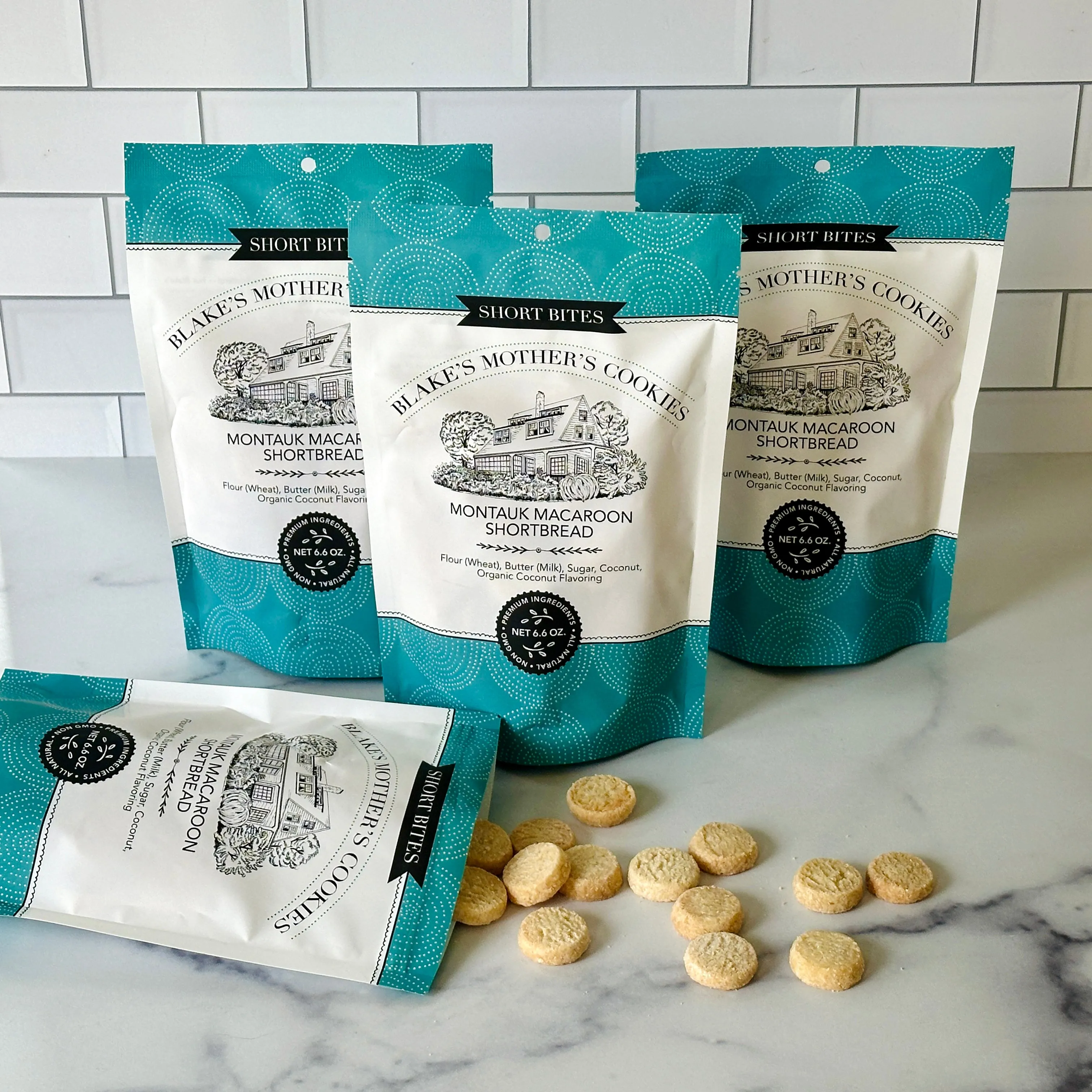 Blake's Mother's Shortbread Macaroon Cookies 4 pack