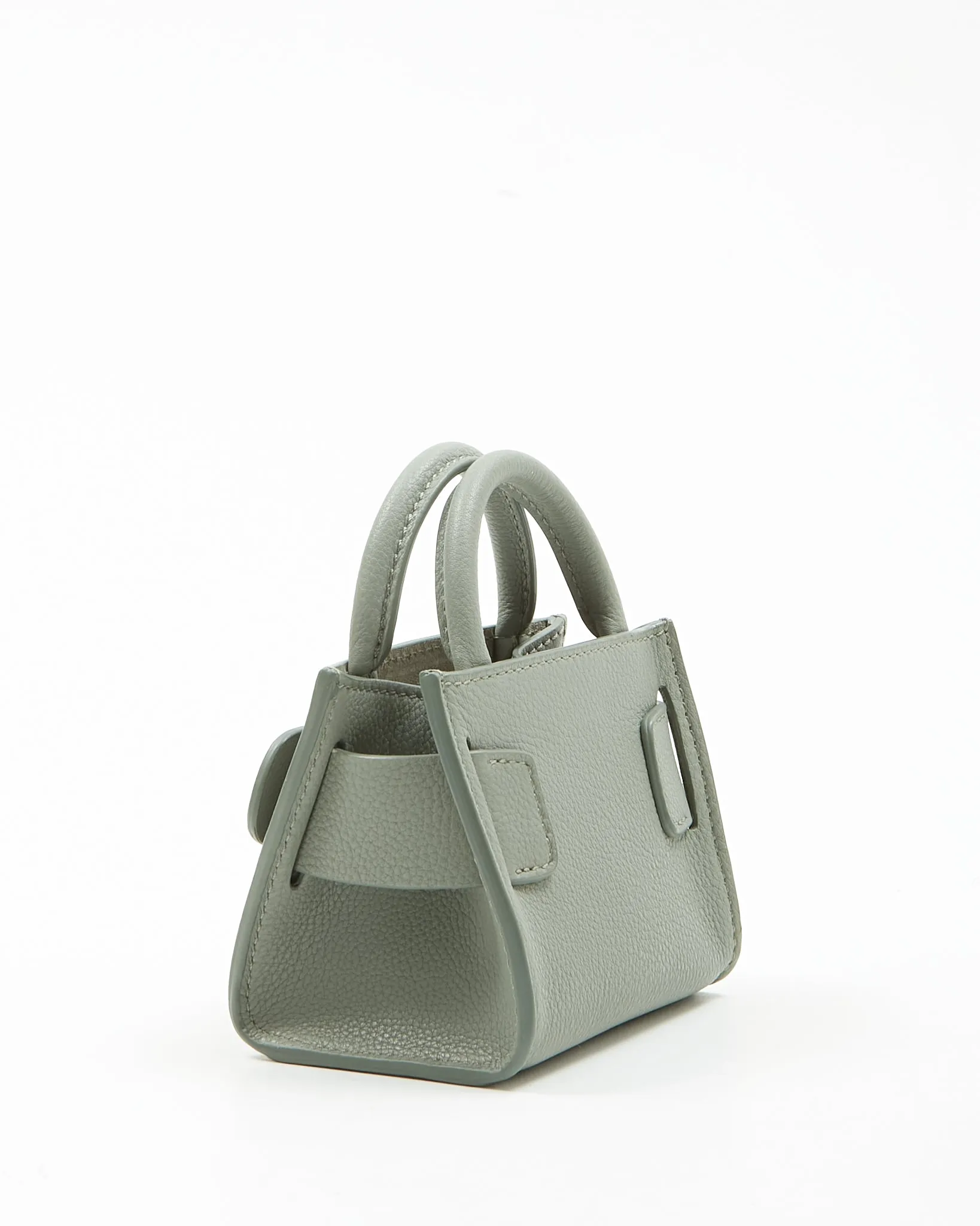 Boyy Sage Green Leather Buckle Mini Bag