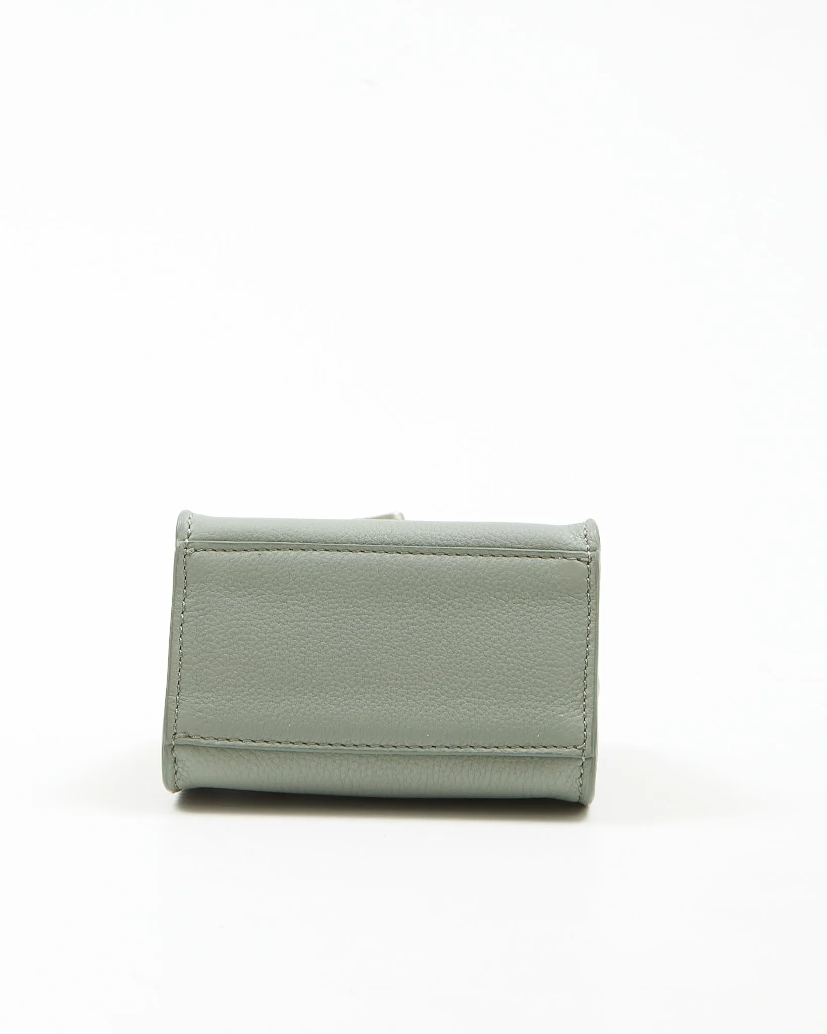 Boyy Sage Green Leather Buckle Mini Bag