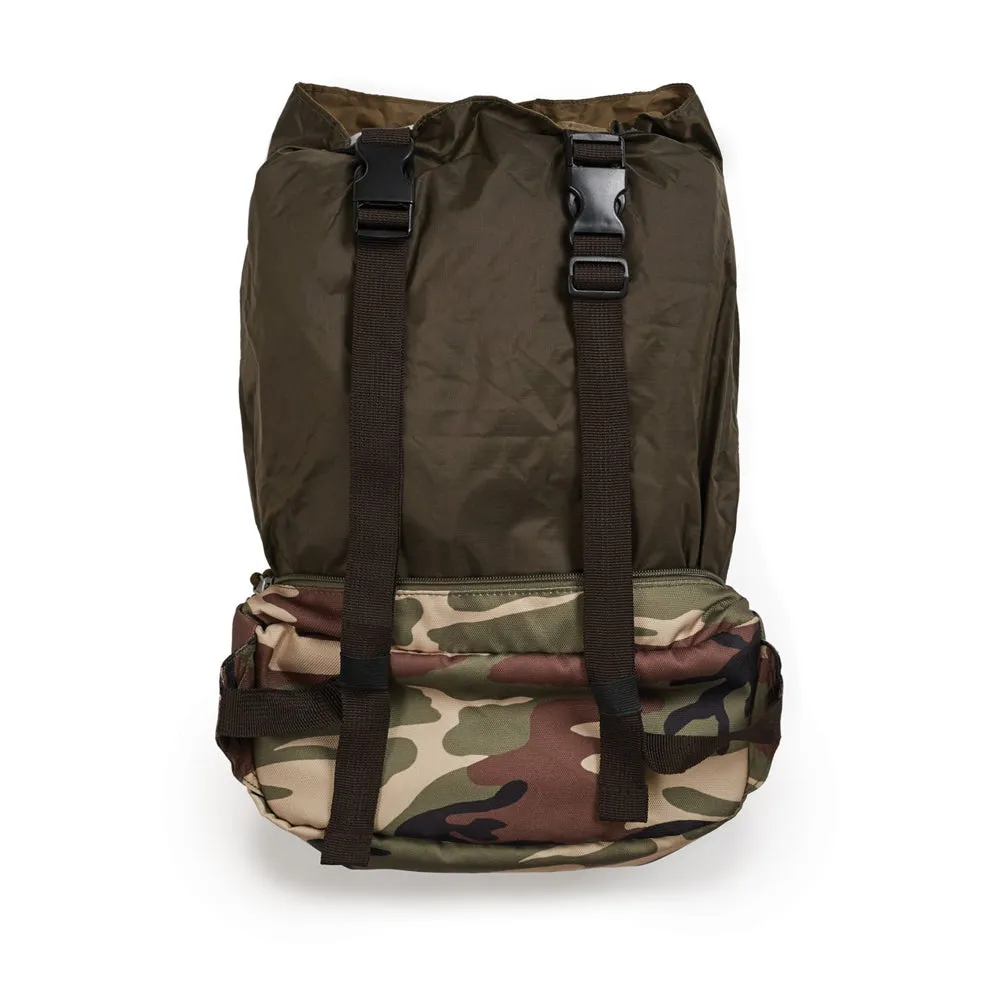 Brixton Barnes Hip Pack Convertible Cross Body Bag Camo