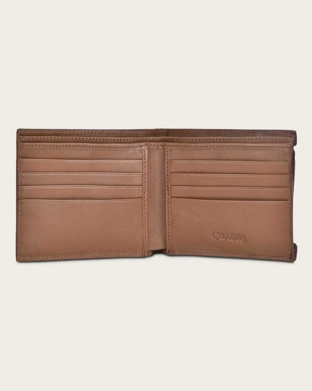 Brown bifold python wallet