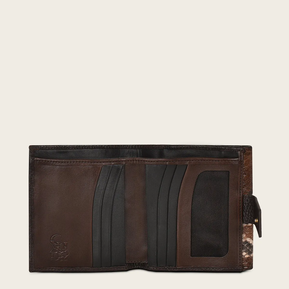 Brown exotic wallet