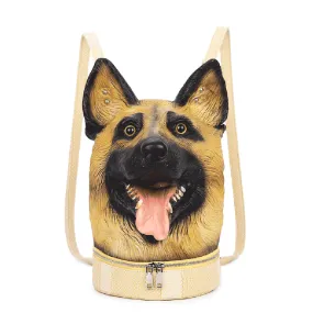 Cartoo Cute Dog Casual Backpack Fashion Punk Bags