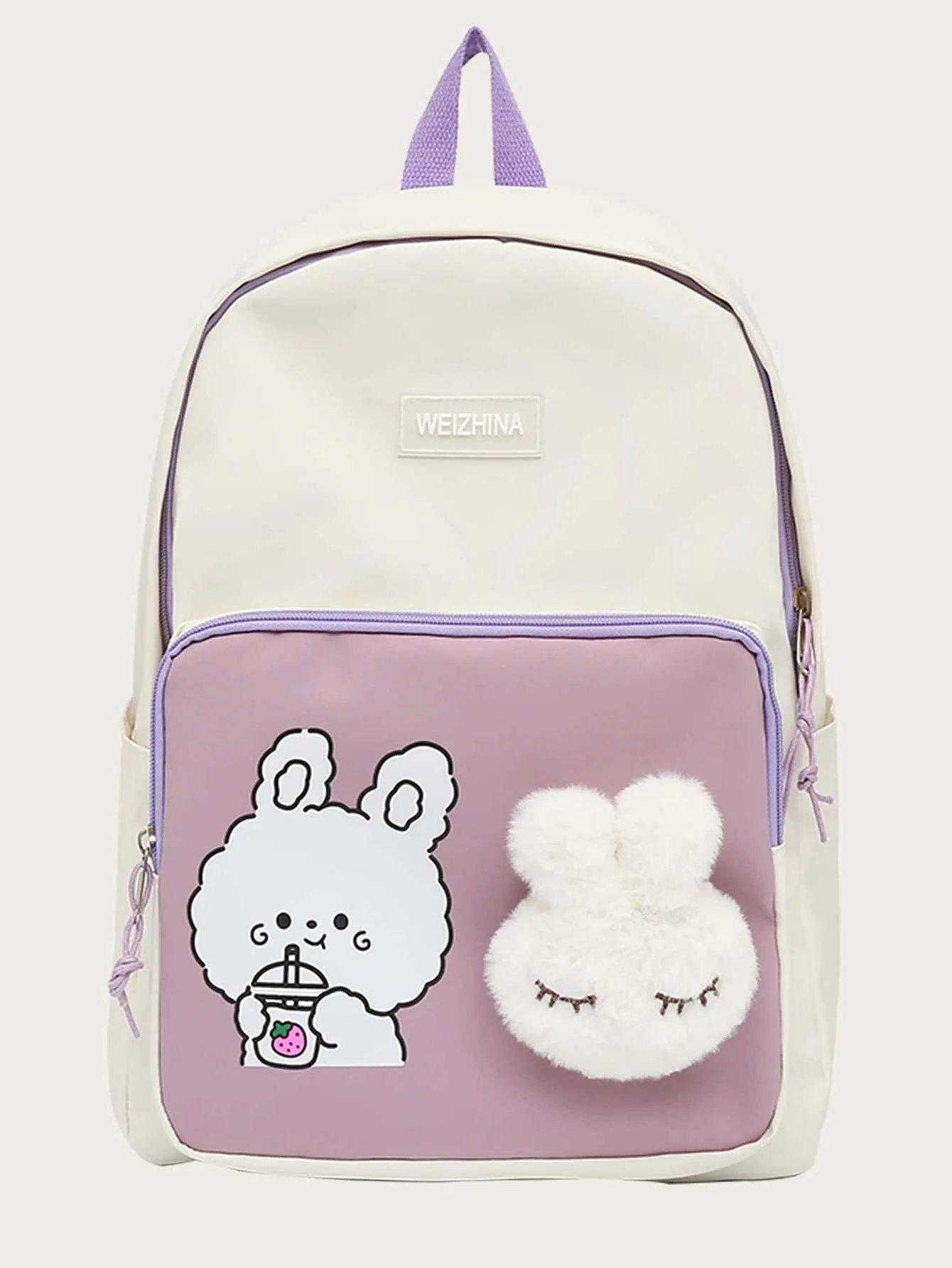 Cartoon Graphic Two Tone Classic Backpack