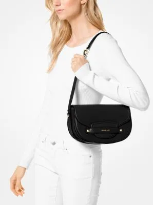 Cary Medium Leather Saddle Bag