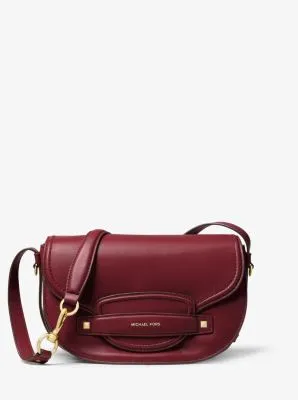 Cary Medium Leather Saddle Bag