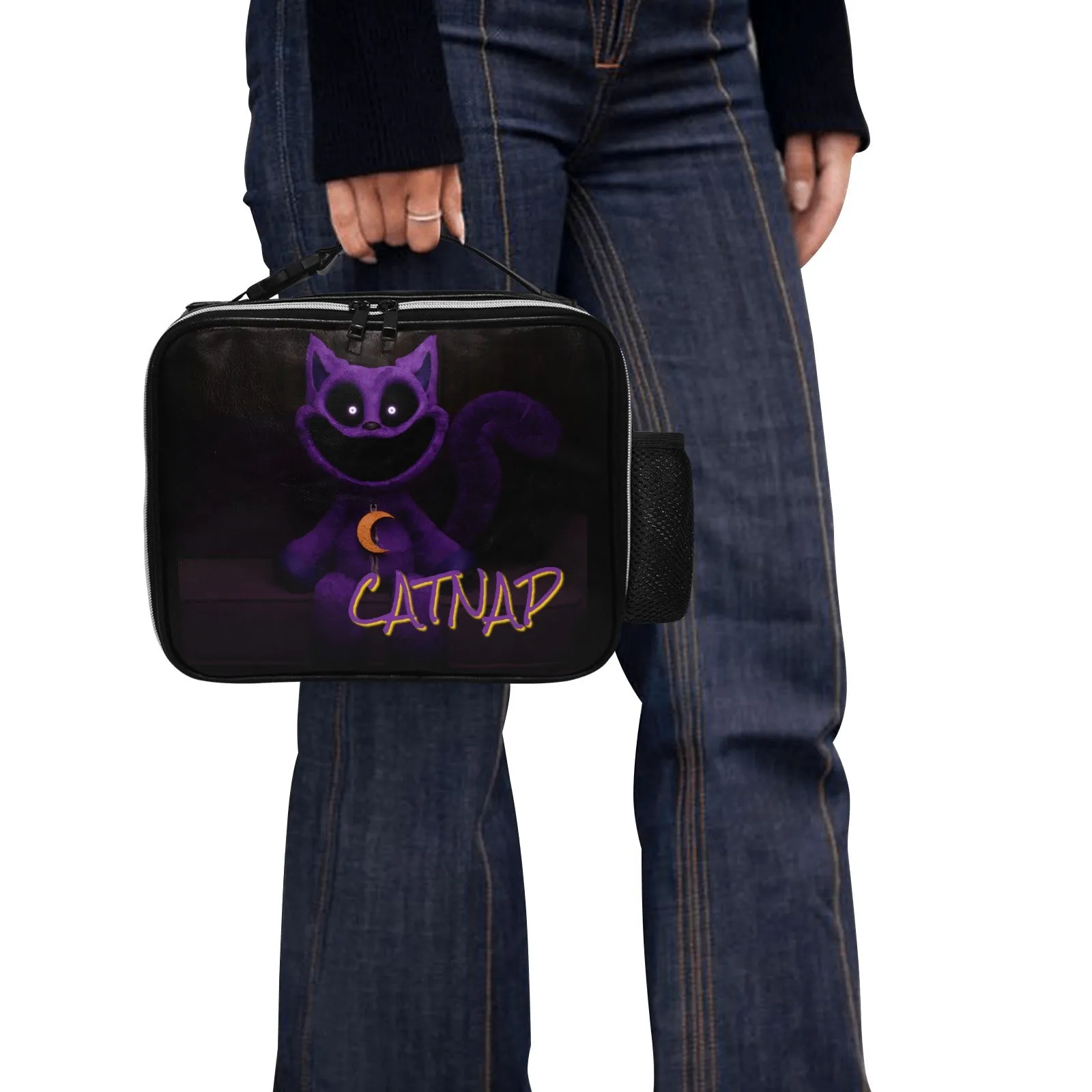 Catnap PU Leather Lunch Box