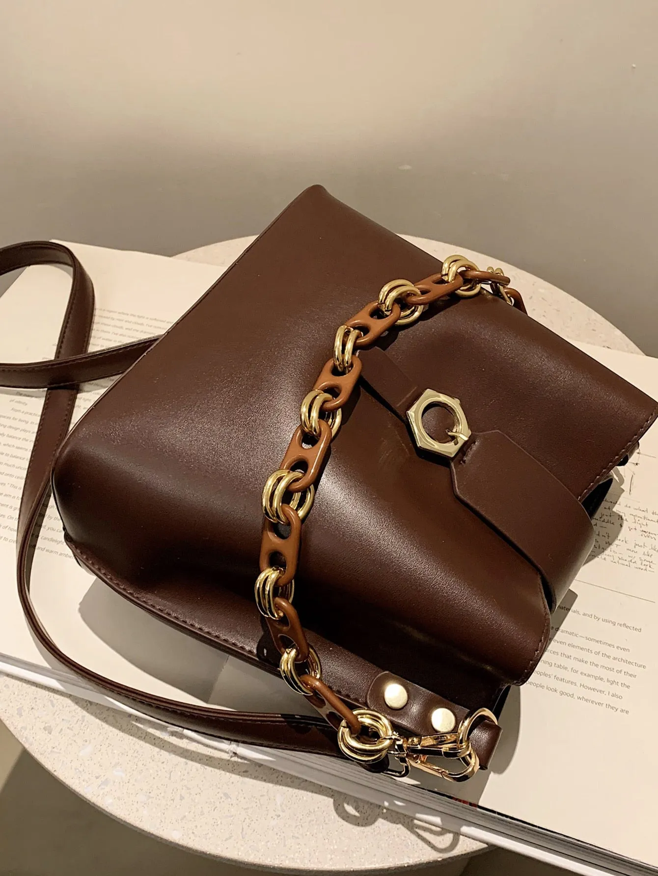 Chain Bucket Bag