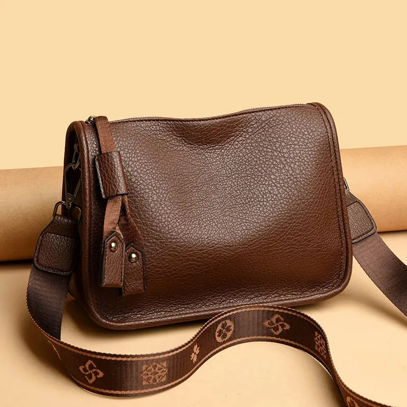 Chicago Crossbody Bag Genuine Leather