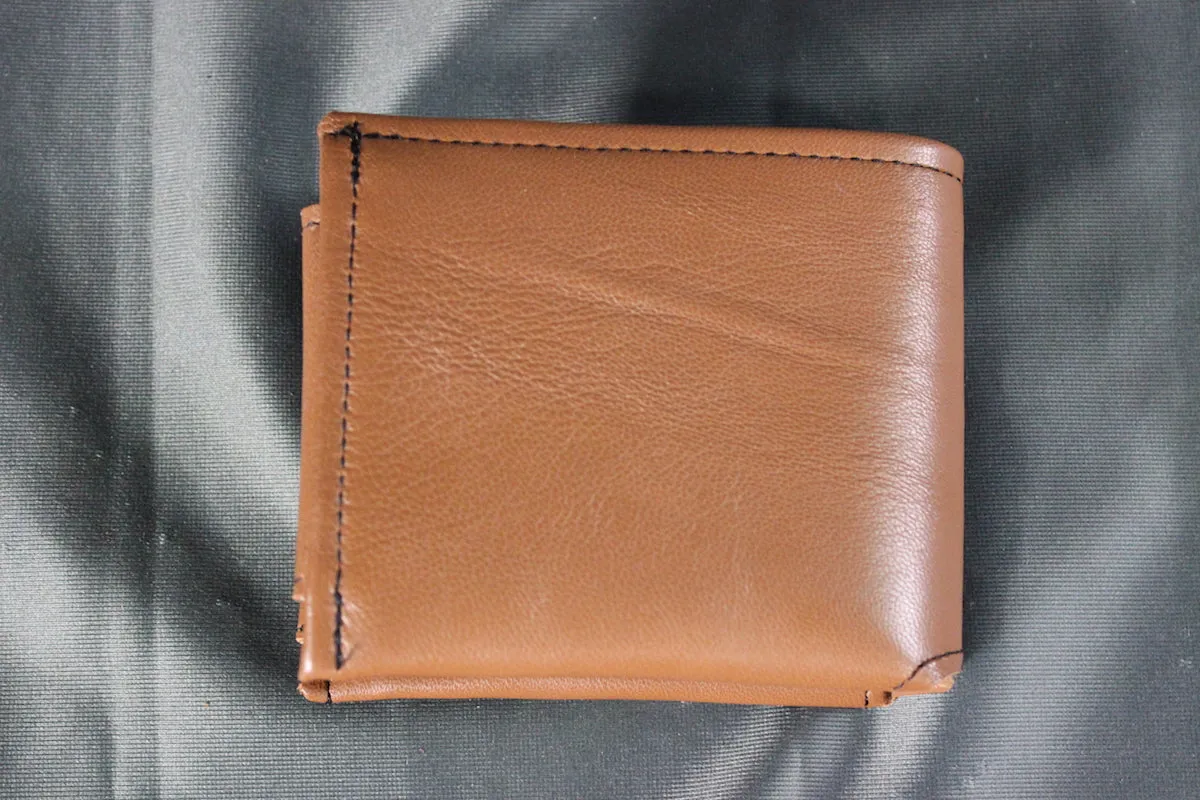 Classic Leather Wallet with Dual ID Flaps