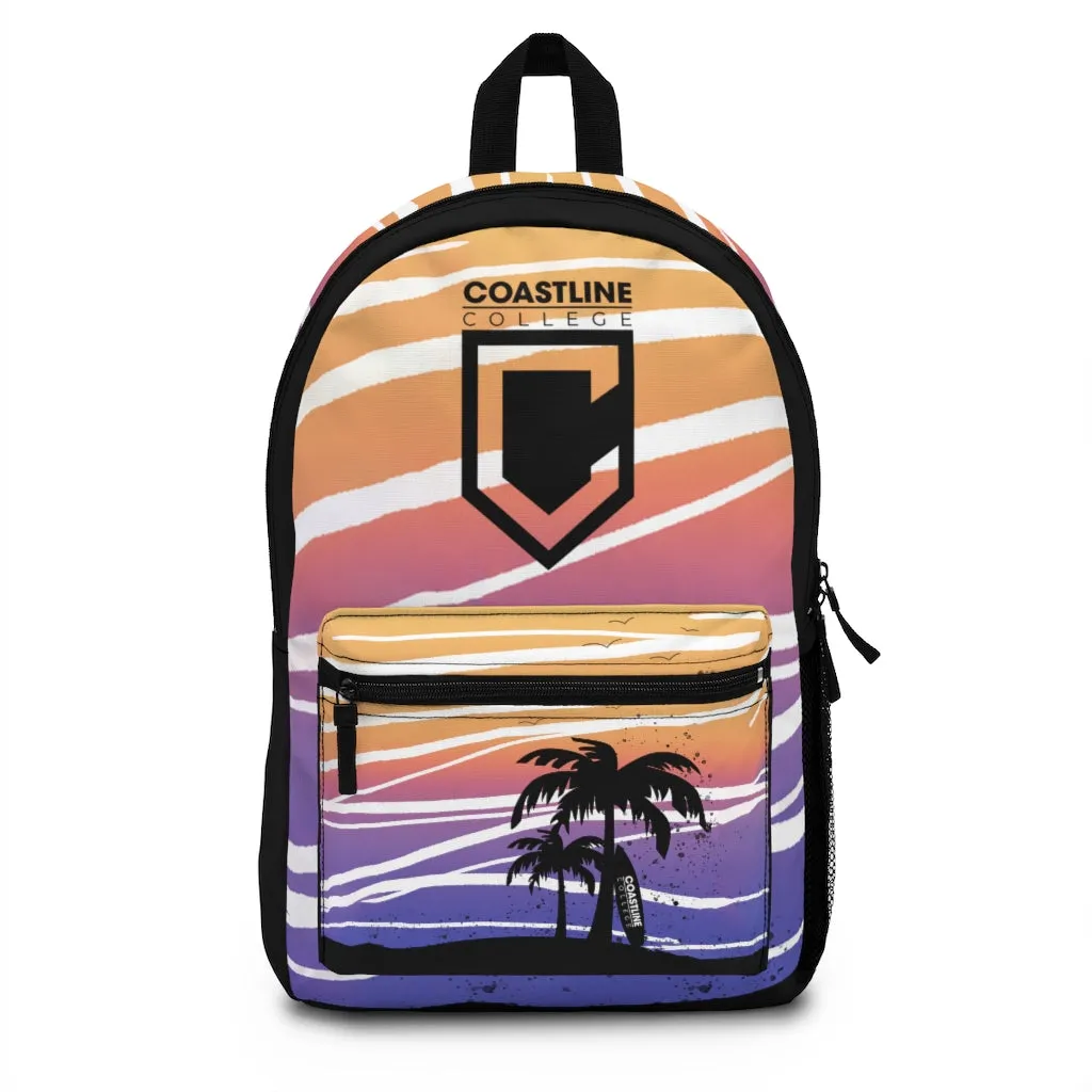 Coastline Summertime Sunset Backpack