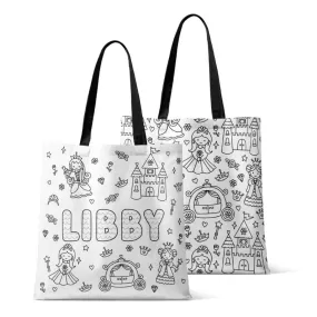 Colorable Personalized Tote Bags | Far Far Away