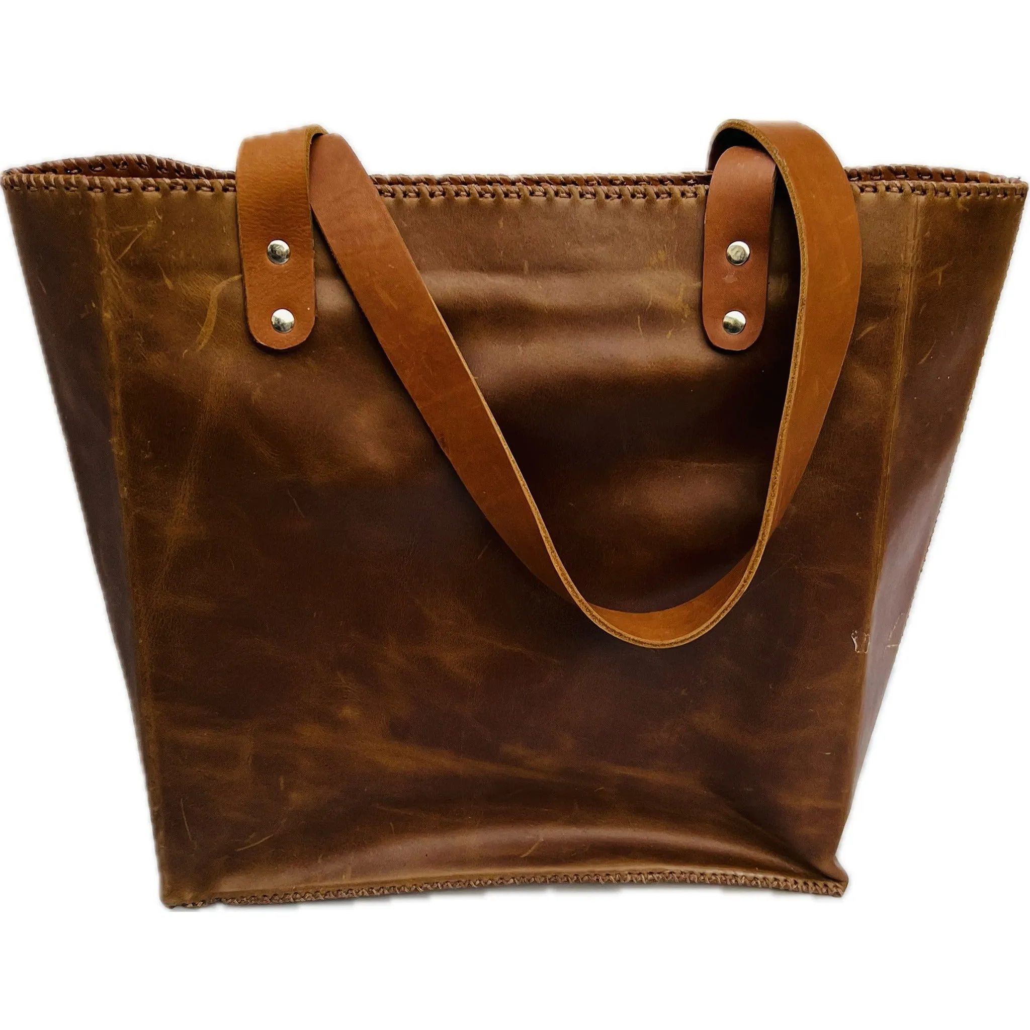 COMMUTER LEATHER TOTE BAG-M5B