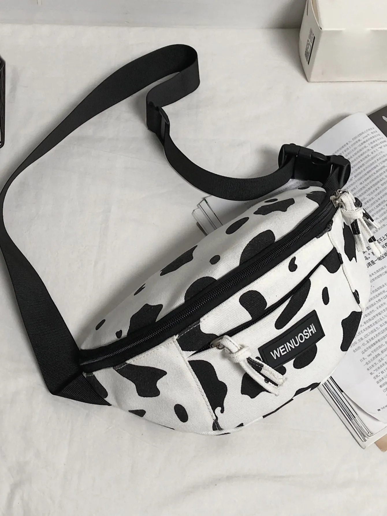 Cow Pattern Fanny Pack