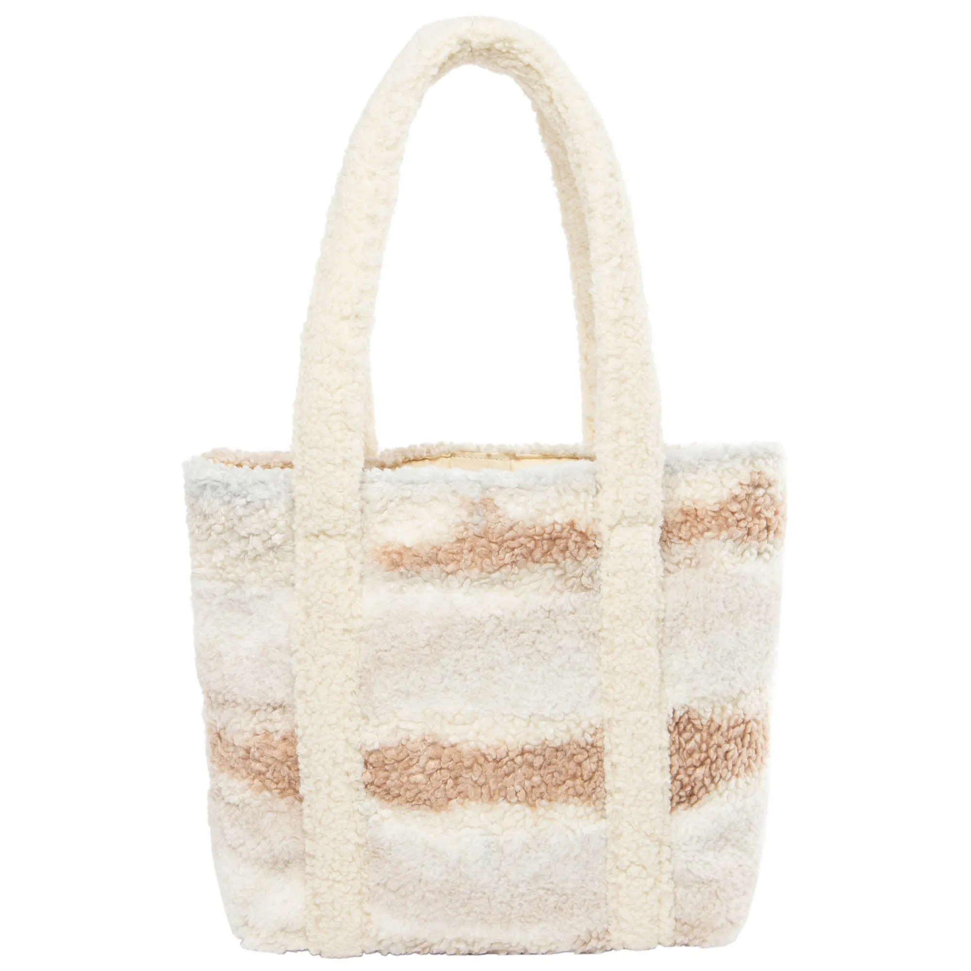 Cuddle Up Faux Shearling Tote