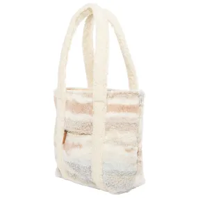 Cuddle Up Faux Shearling Tote