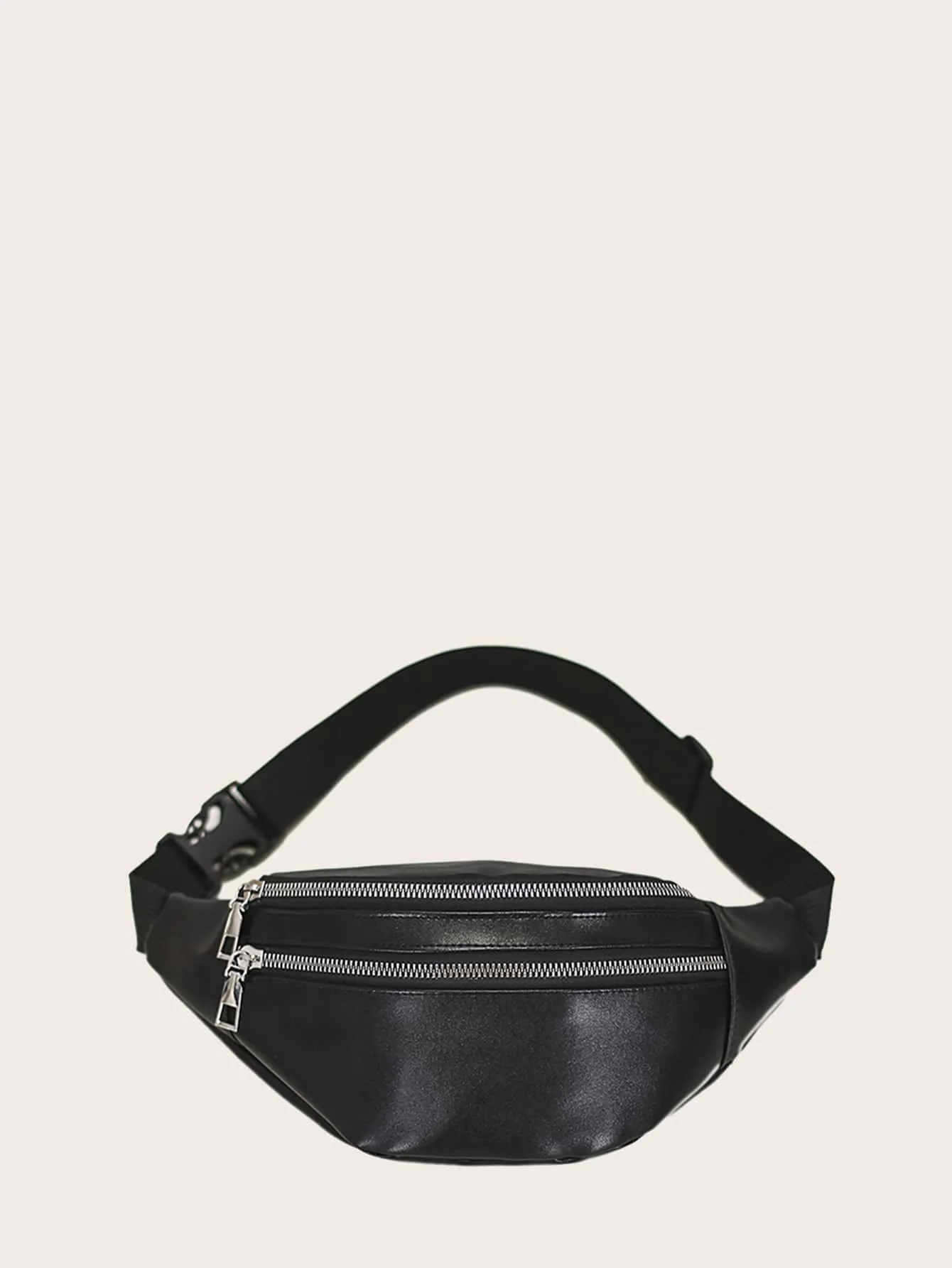 Dual Zip-Up Fanny Pack