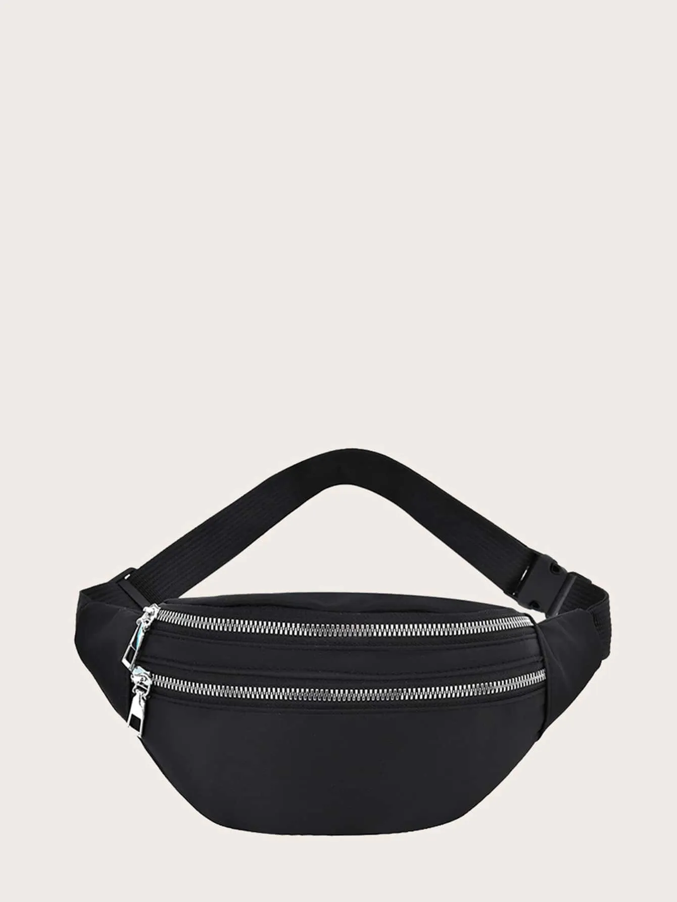 Dual Zip-Up Fanny Pack