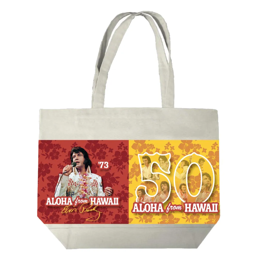 Elvis Aloha From Hawaii 50th Anniversary Tote Bag