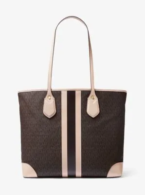 Eva Large Logo Stripe Tote Bag | 55974