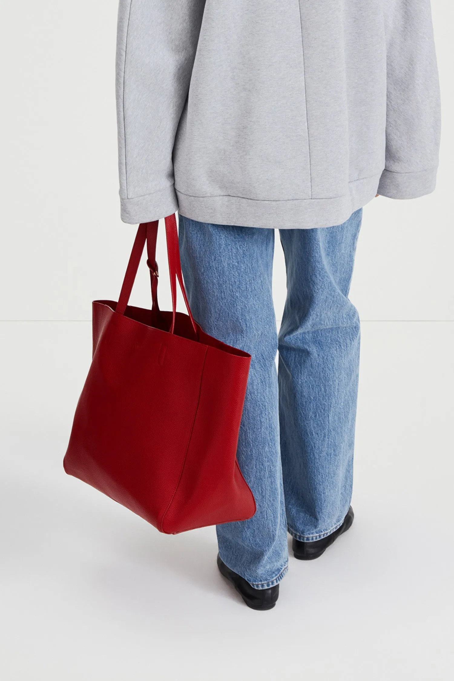 EVERYDAY SHOPPER - YACHT BAG RED STRUCTURED