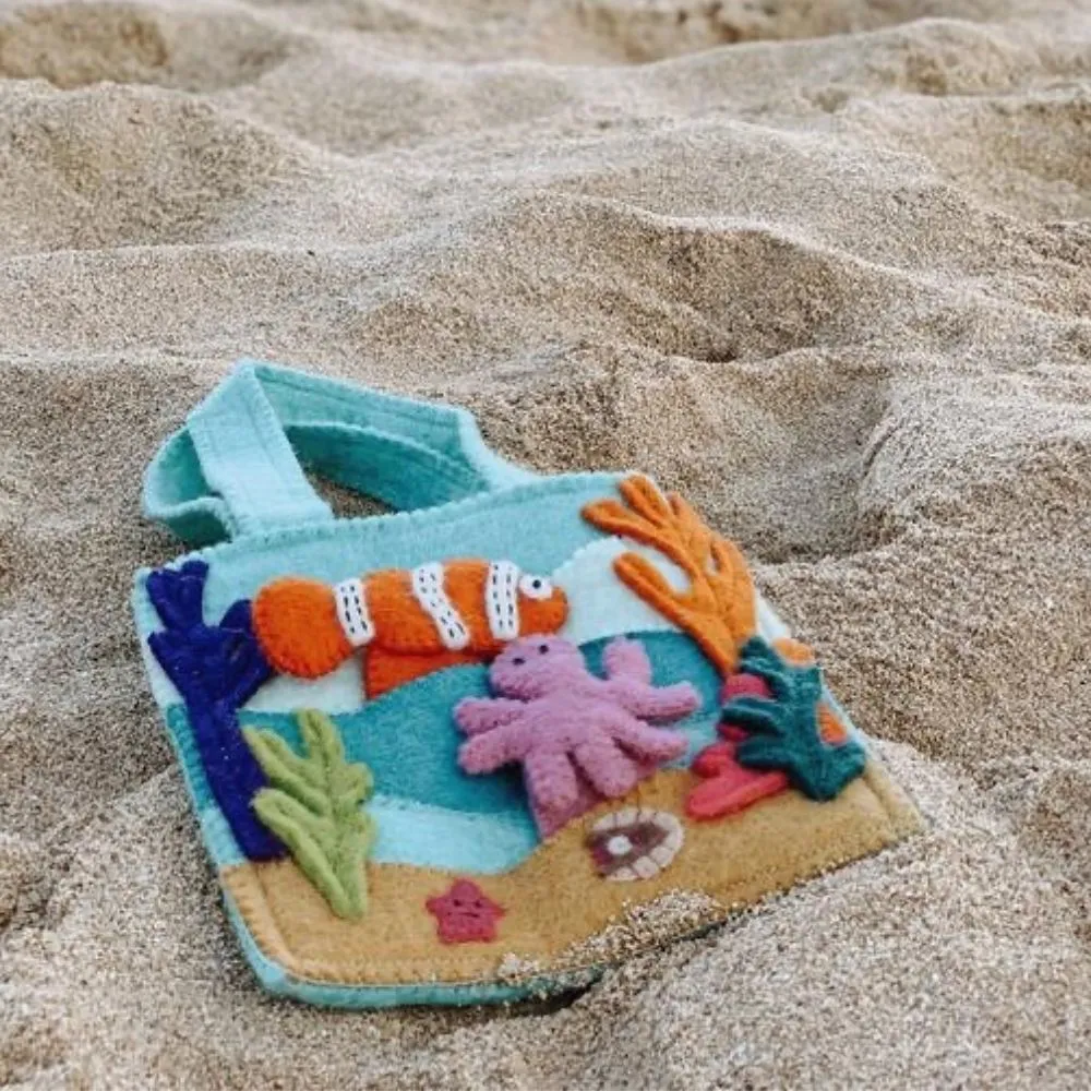 Felt Puppet Bag - Under the Sea