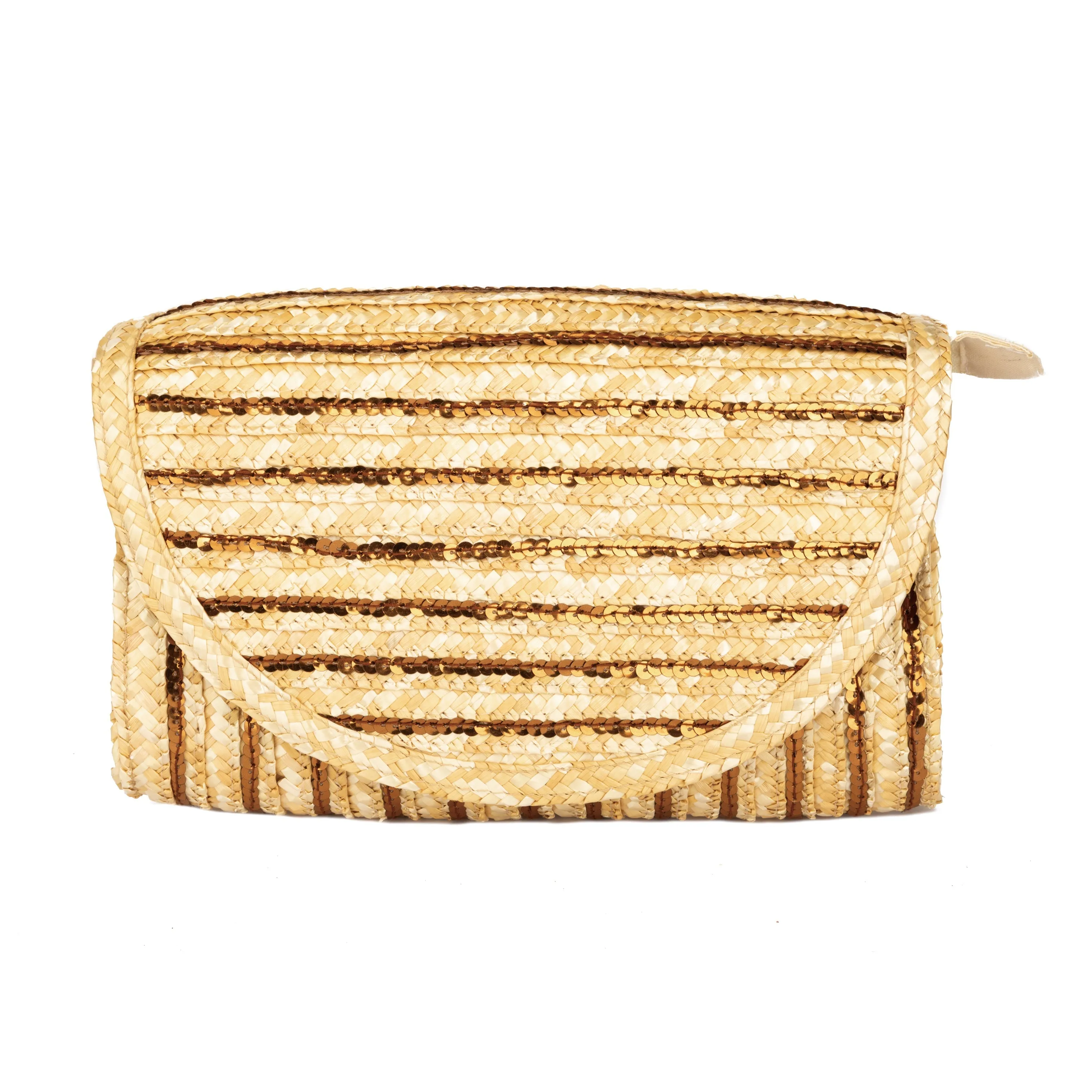 Goldie Woven Clutch