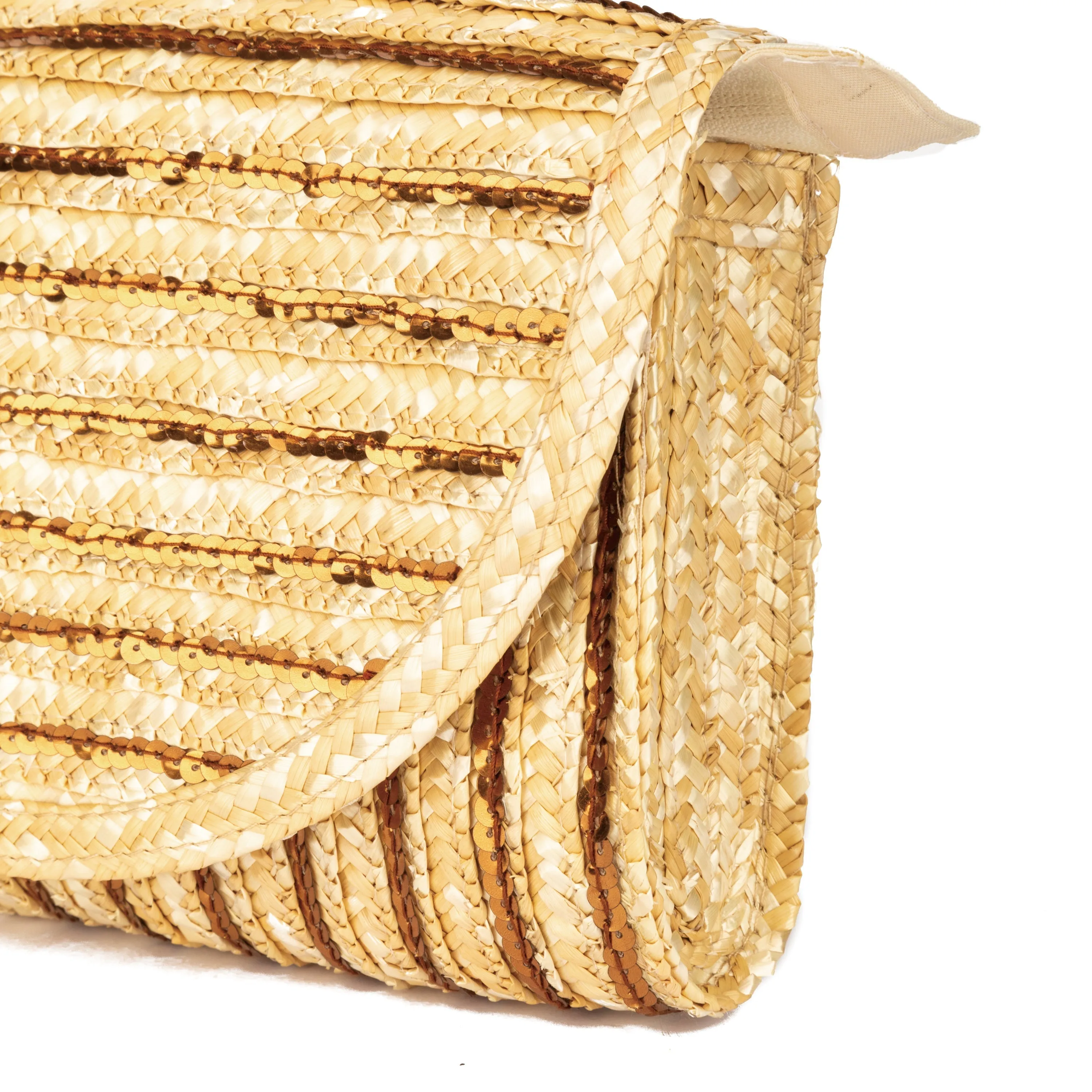 Goldie Woven Clutch