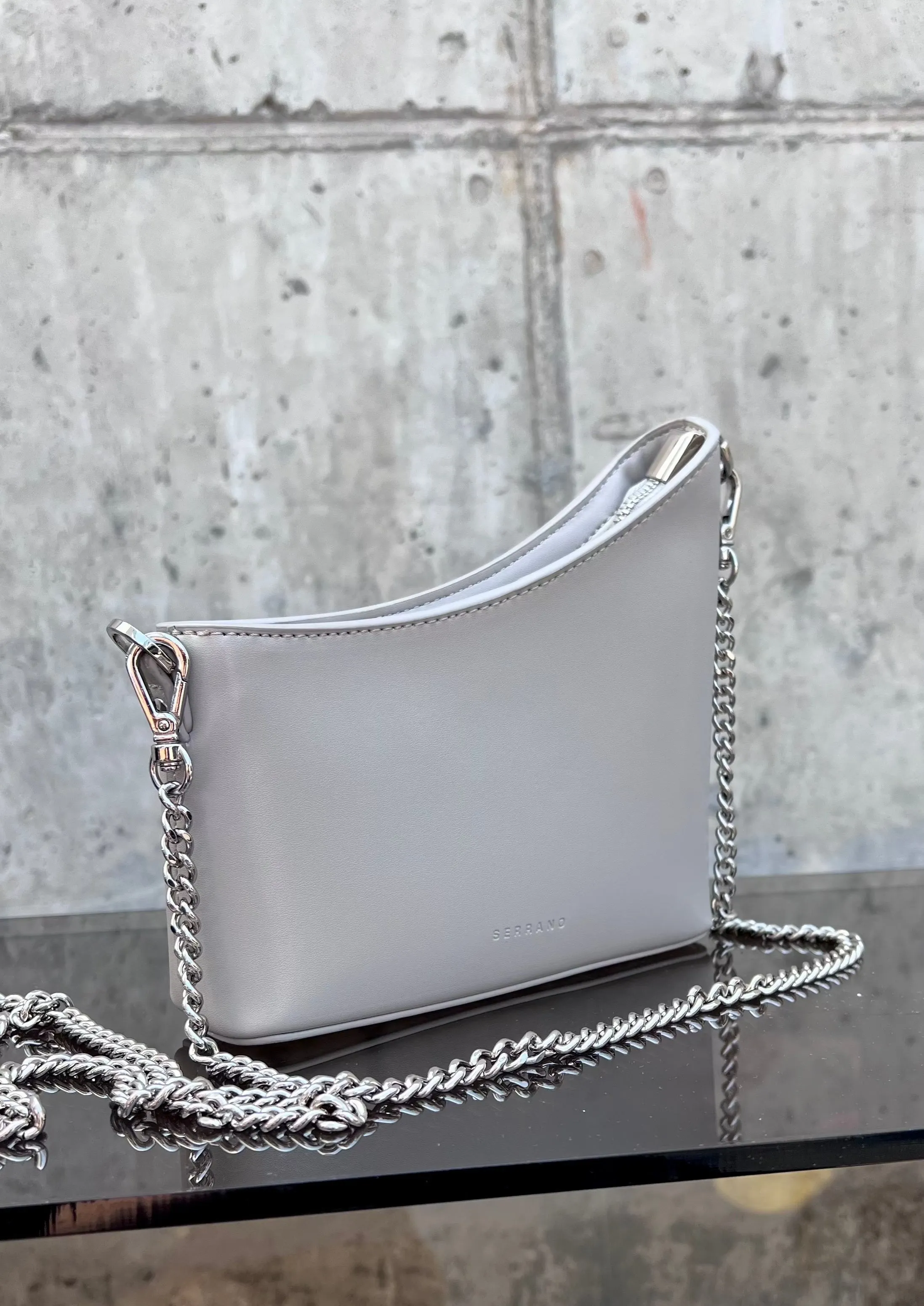 Gray crossbody bag mini