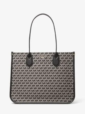 Heidi Large Logo Jacquard Tote Bag