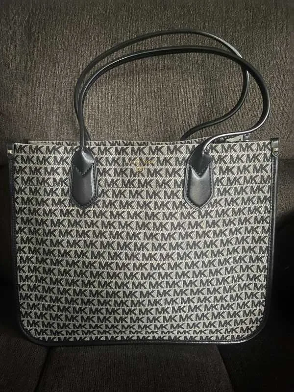 Heidi Large Logo Jacquard Tote Bag