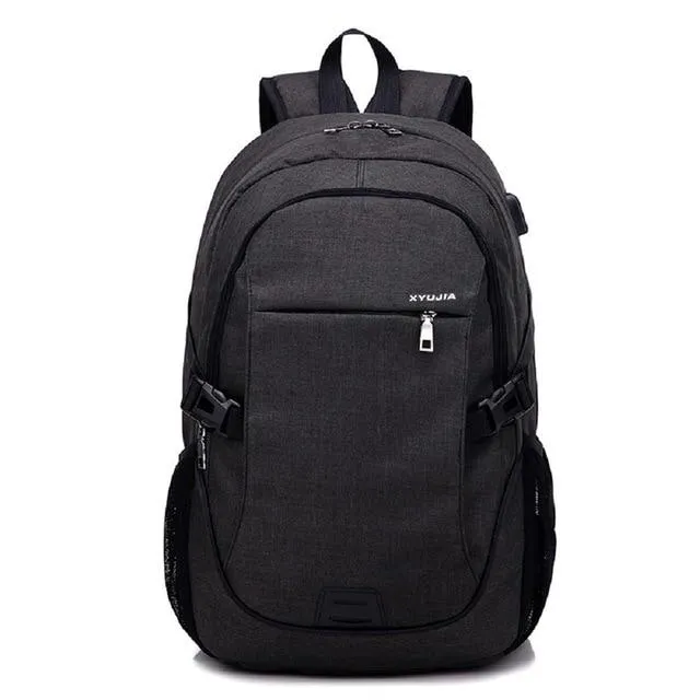 High Density and Water Repellent Multi Layer Compartment Computer Backpack